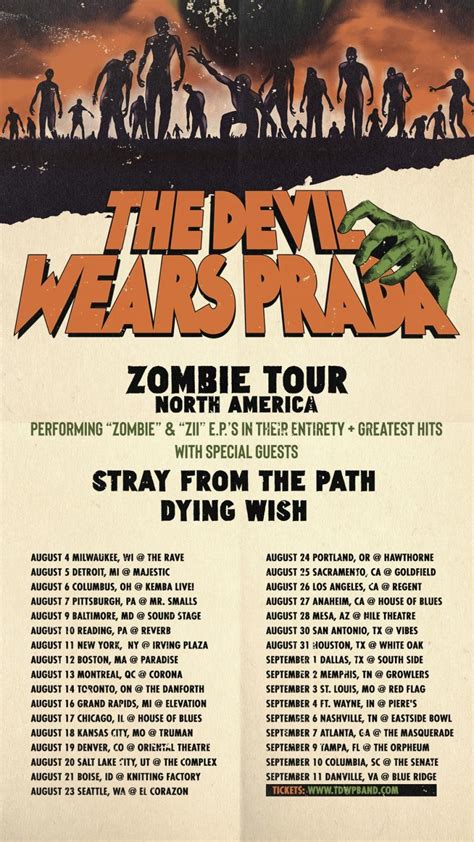 a devil wears prada concert|the devil wears Prada 2022.